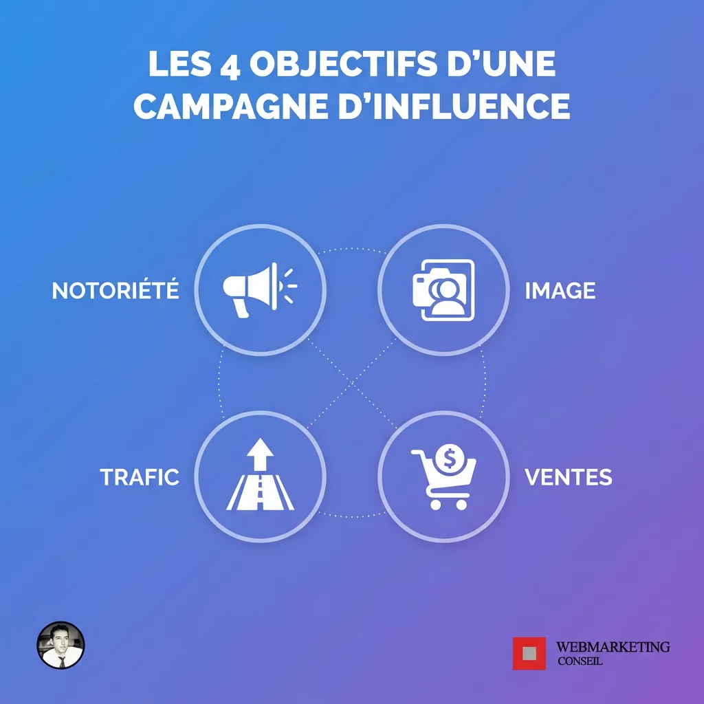 Objectifs marketing influence