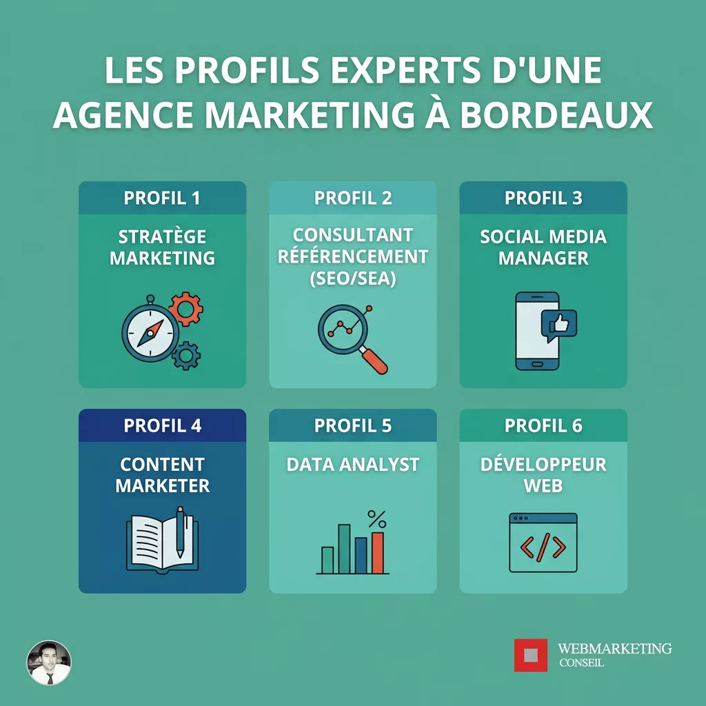 Équipe agence marketing Bordeaux