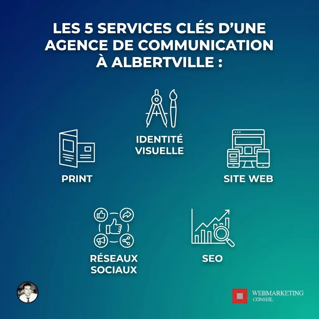 Services agence communication Albertville