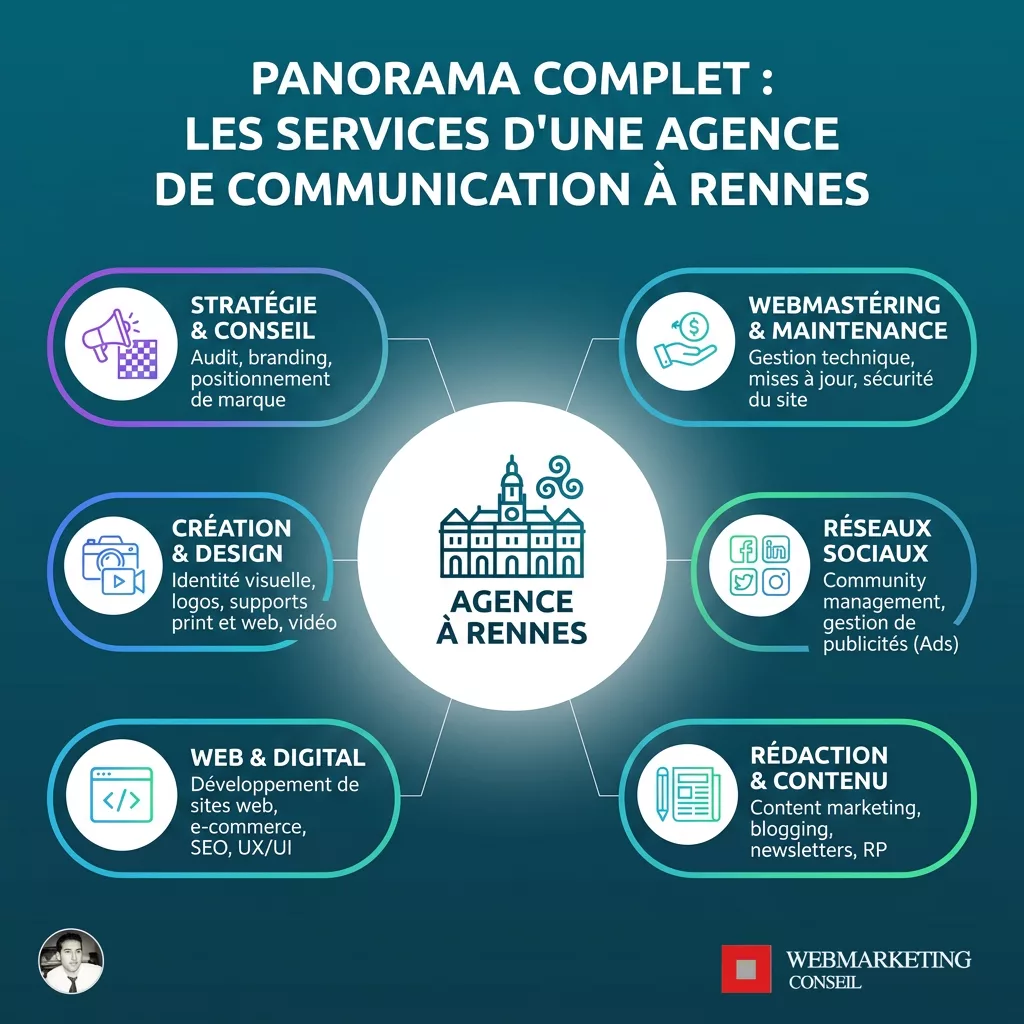 Services d'une agence de communication rennaise