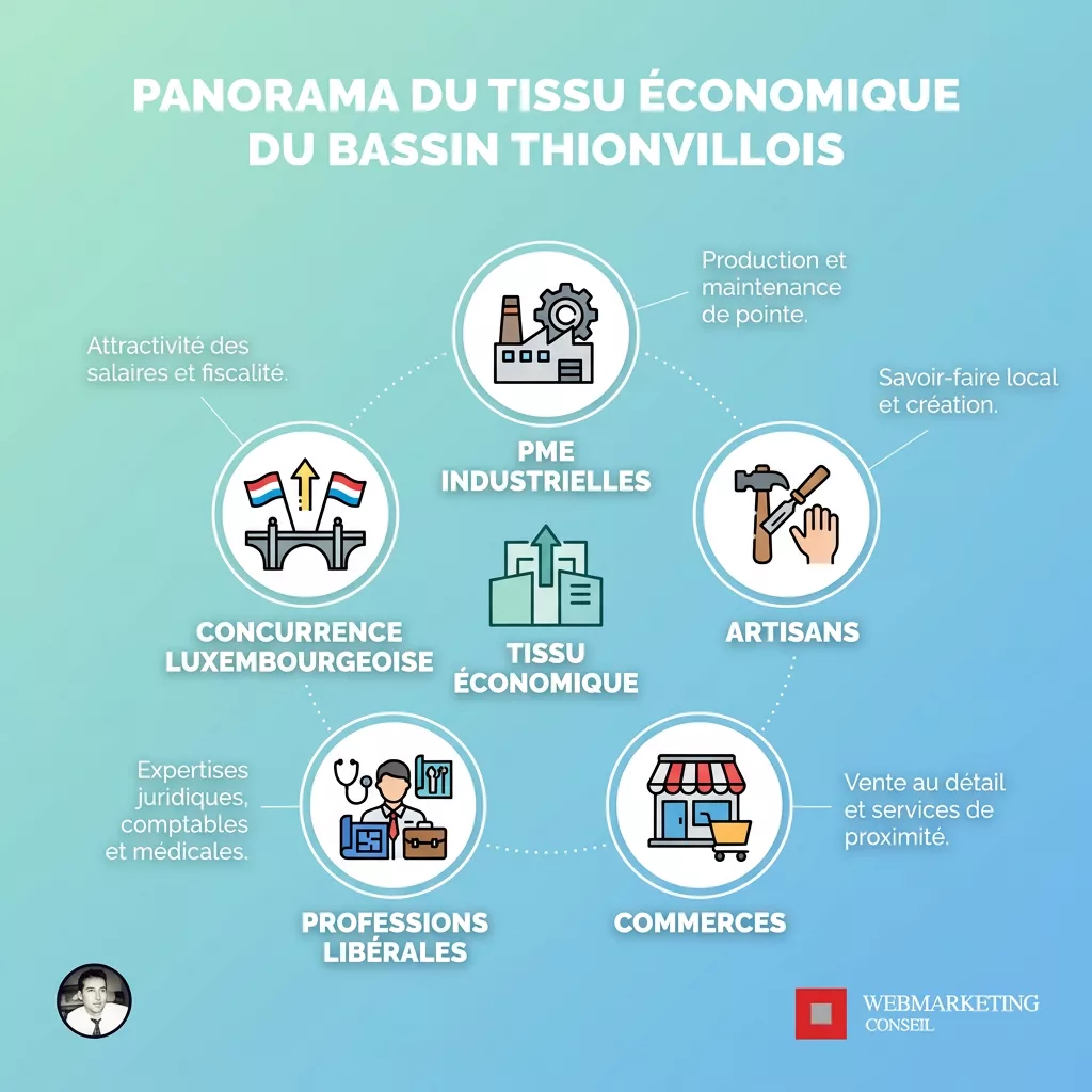 Infographie économie Thionville et Grand Est