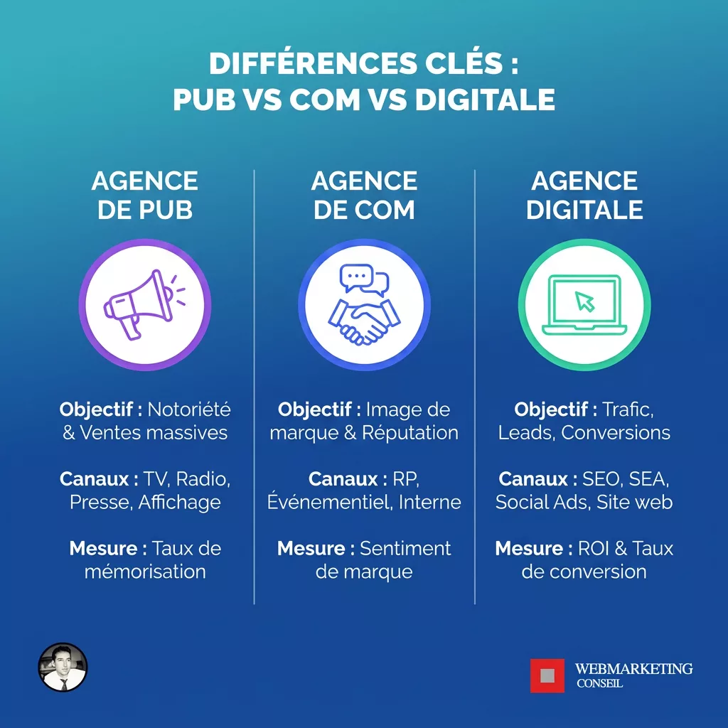 Comparatif des 3 types d'agences à Caen