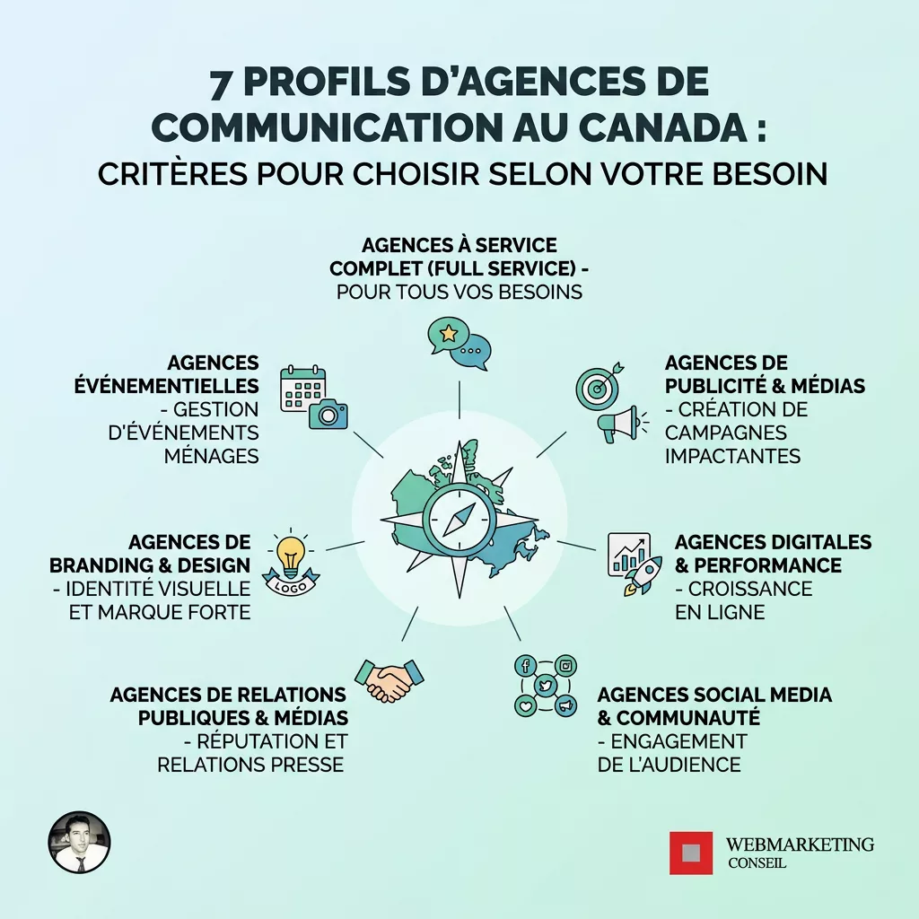 Profils agences communication Canada