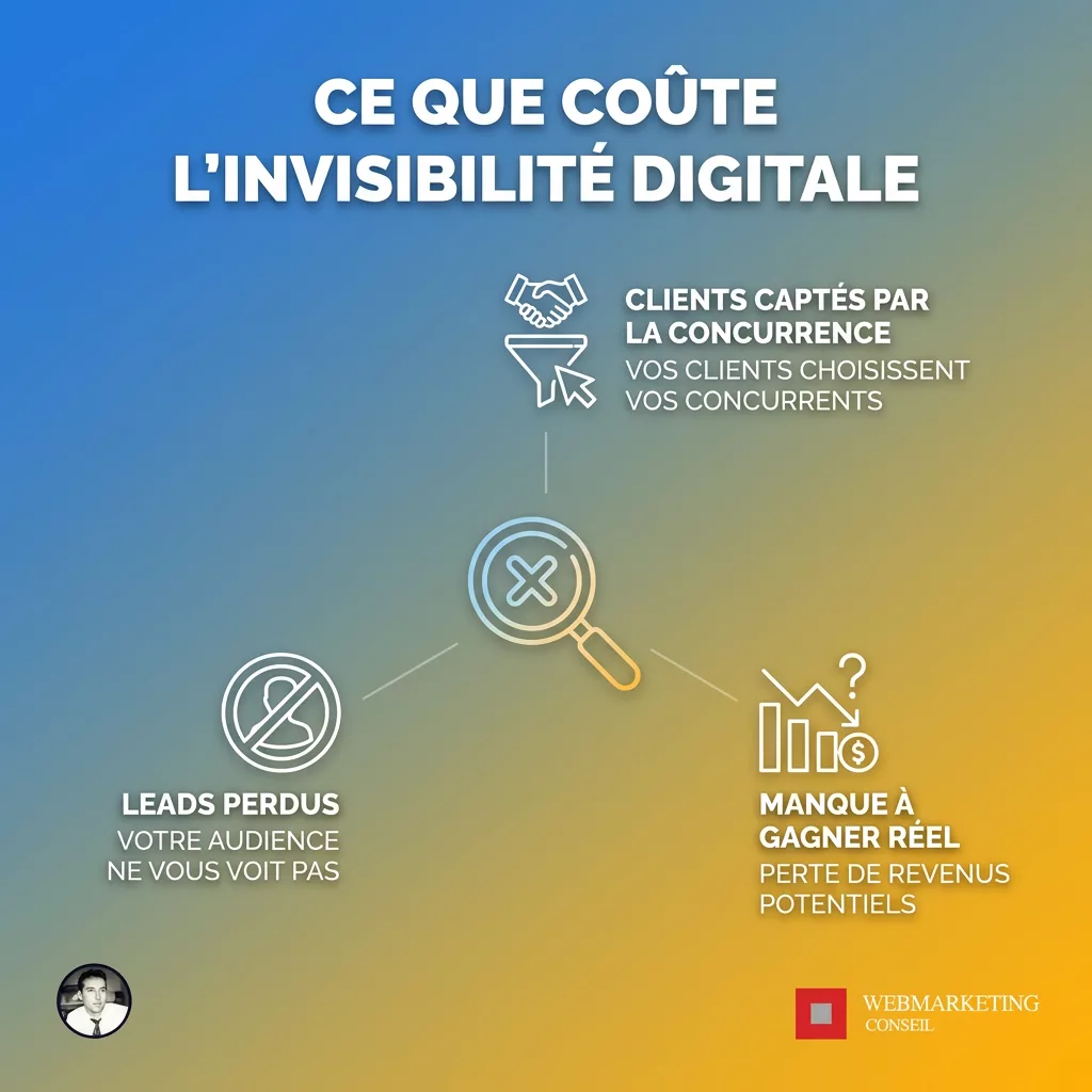 Coût de l'absence de stratégie digitale pour une entreprise locale