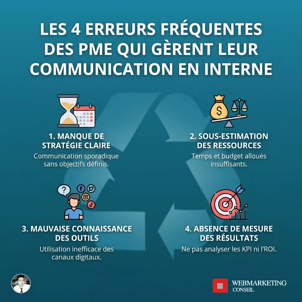Erreurs communication interne PME
