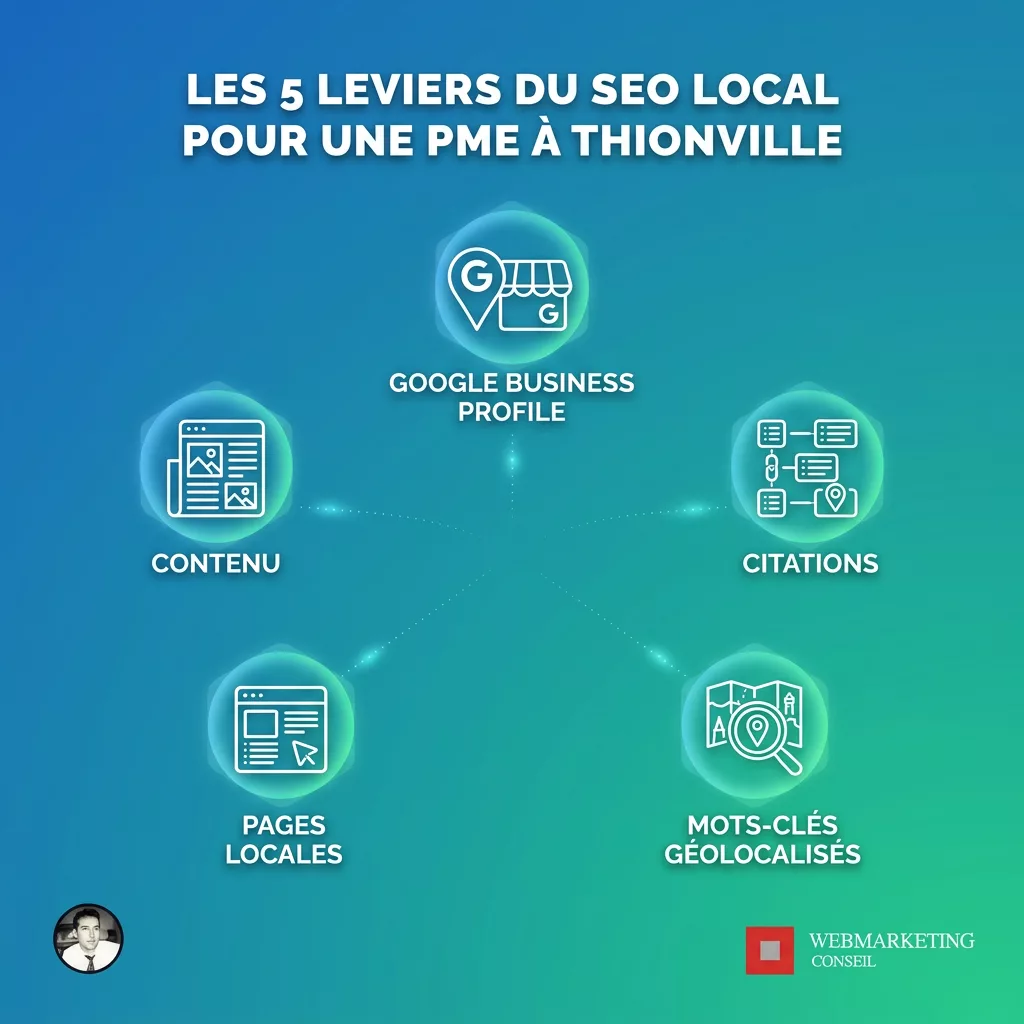 Infographie SEO local Thionville