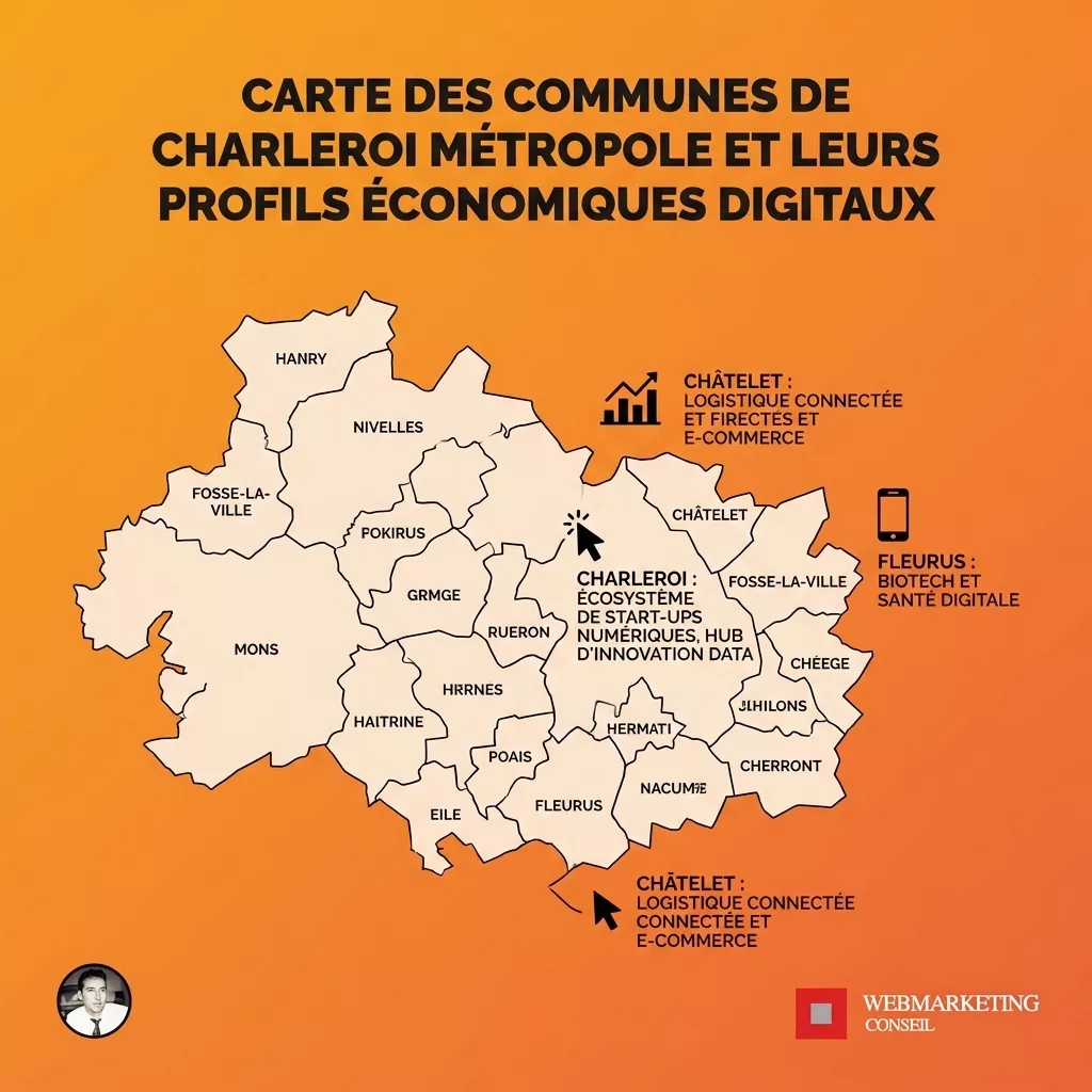 Carte économique numérique Charleroi Métropole