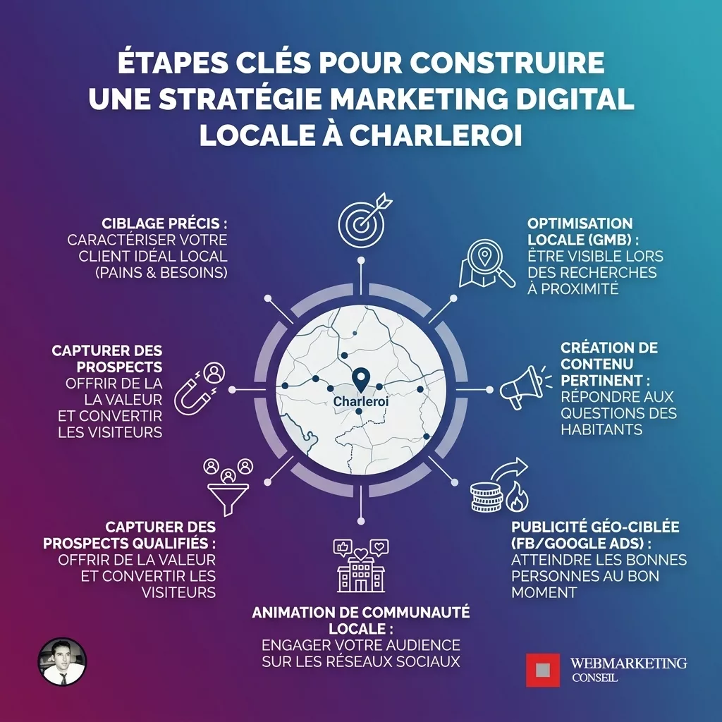Infographie stratégie marketing digital local