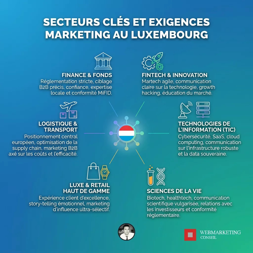 Secteurs économiques Luxembourg et marketing