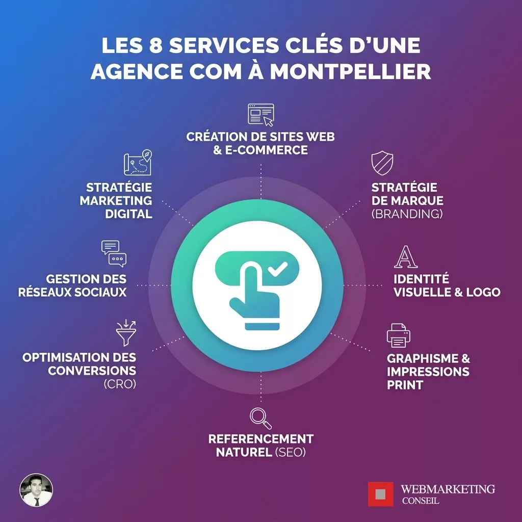 Services d'une agence de communication