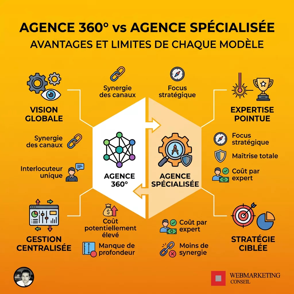 Comparatif agence généraliste et spécialisée Québec