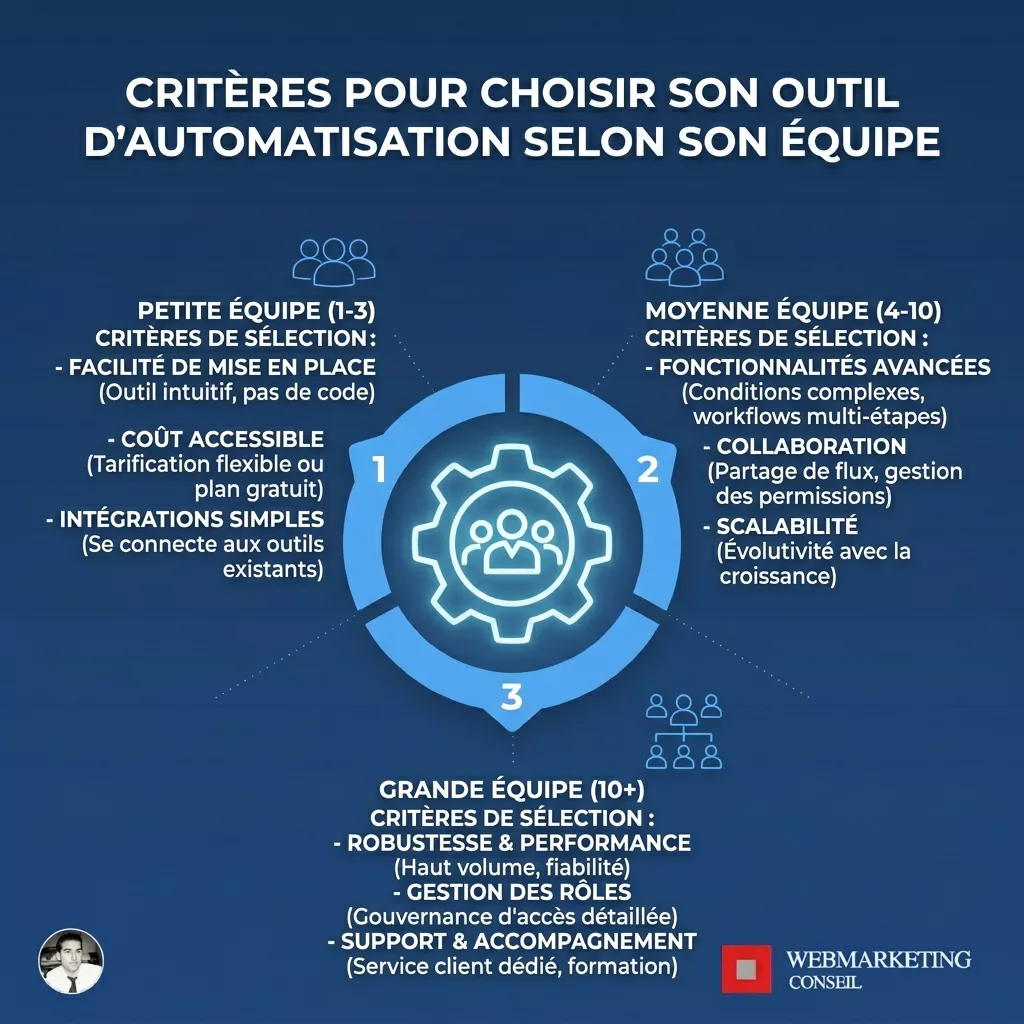 Critères de sélection d'un outil