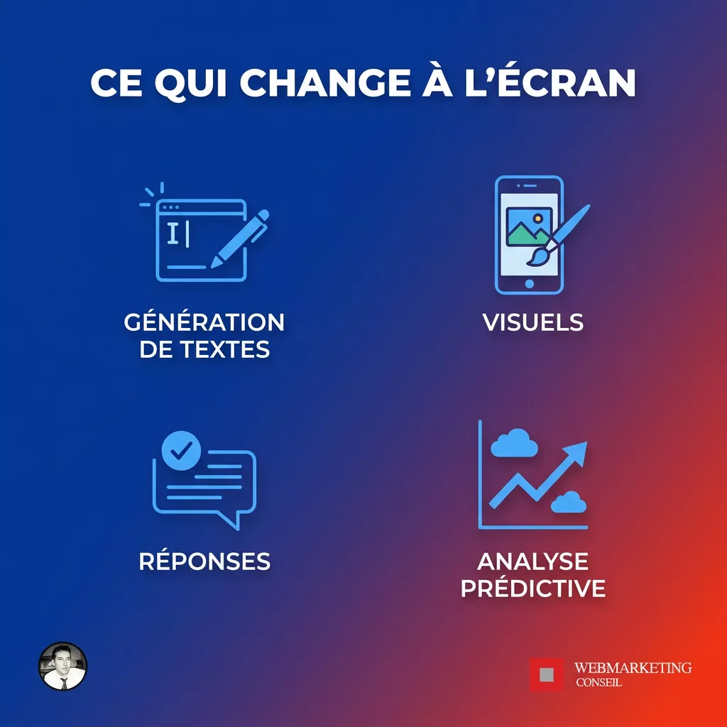 Fonctionnalités de l'automatisation IA