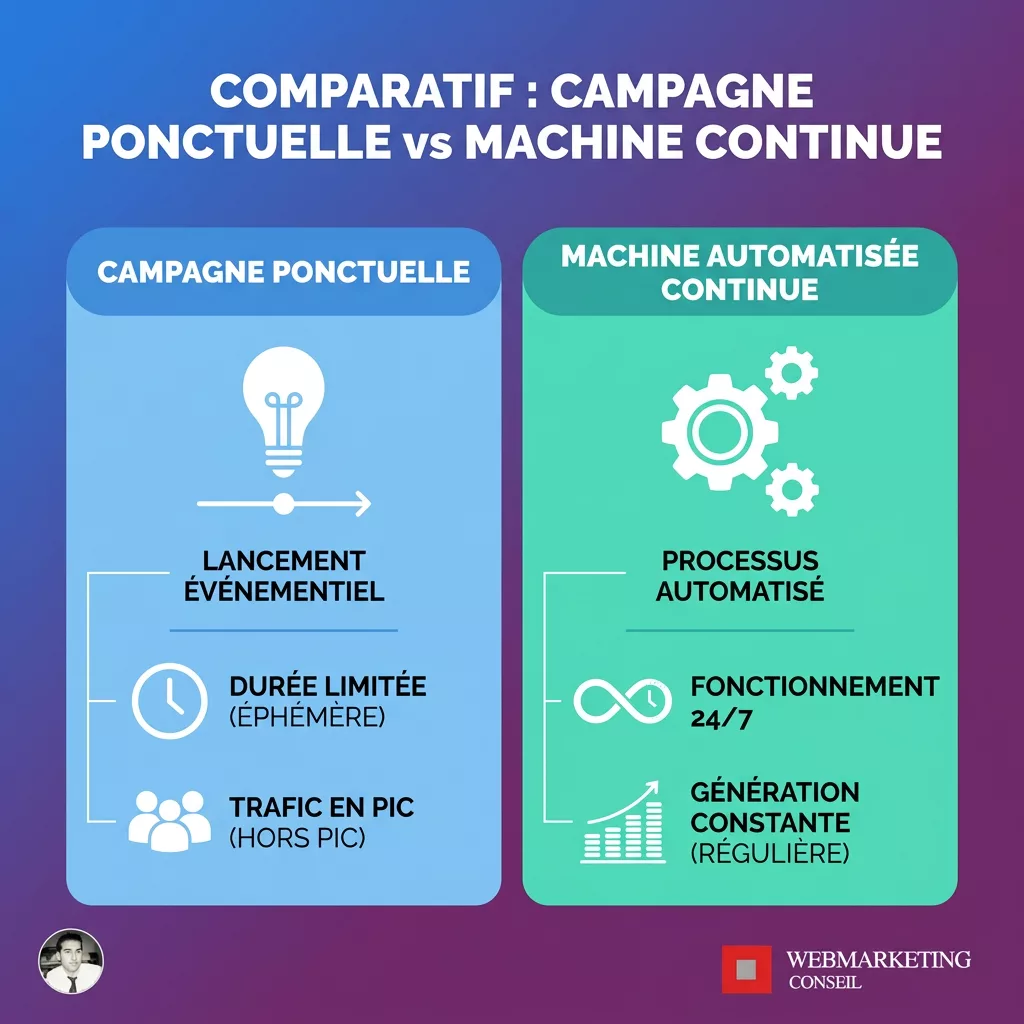 Différence entre campagne et système automatisé