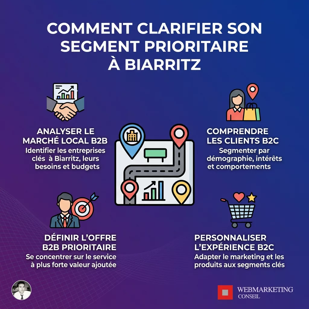 Schéma positionnement B2B B2C entreprises Biarritz