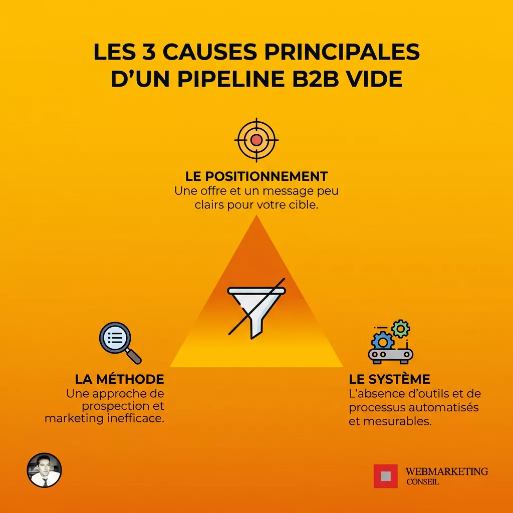 Causes d'échec en prospection B2B