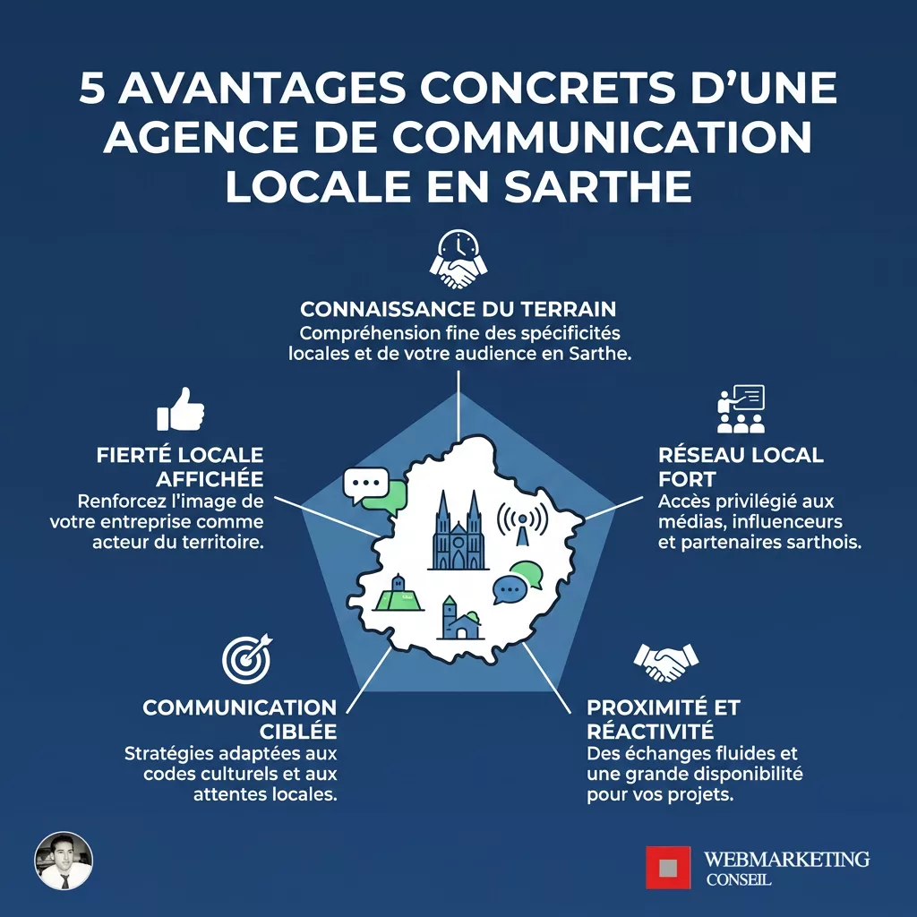 Bénéfices d'une agence locale au Mans